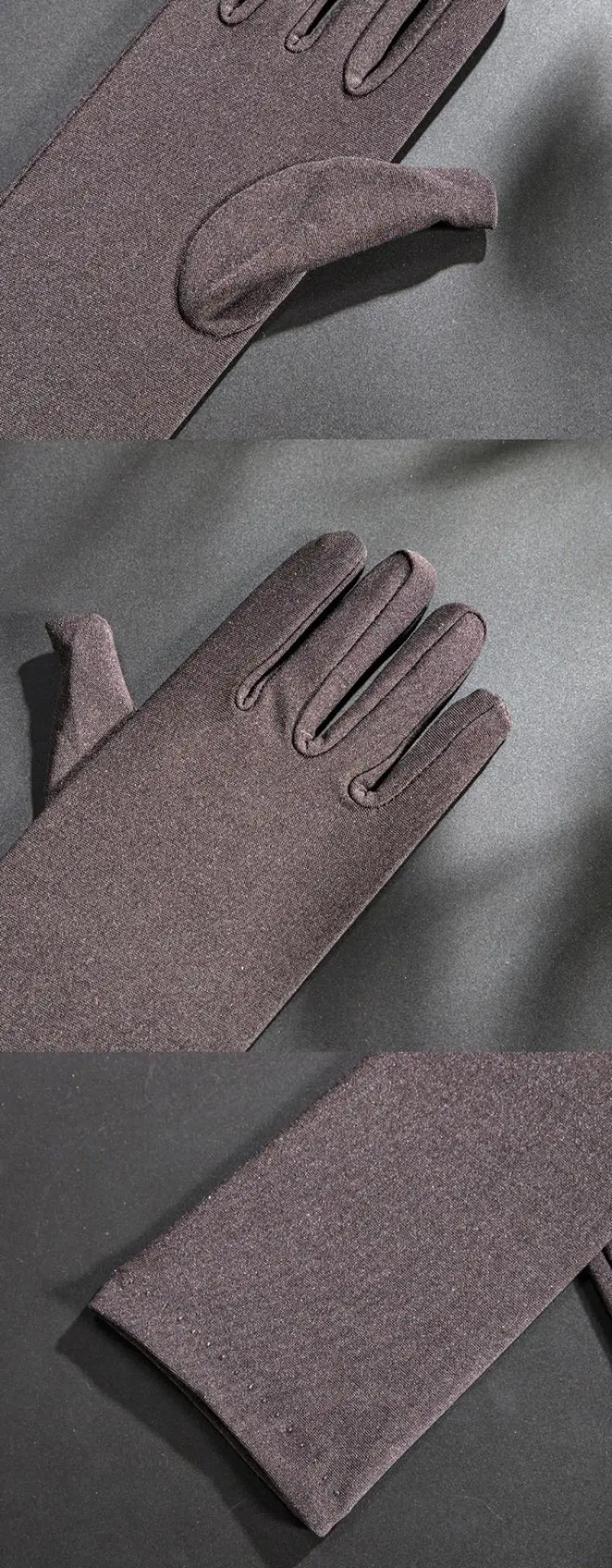 Women 45cm Milk Silk High Stretch Gloves Festival Party Group Show Bar Dance Dress Up Cosplay Performance Etiquette Multicolor