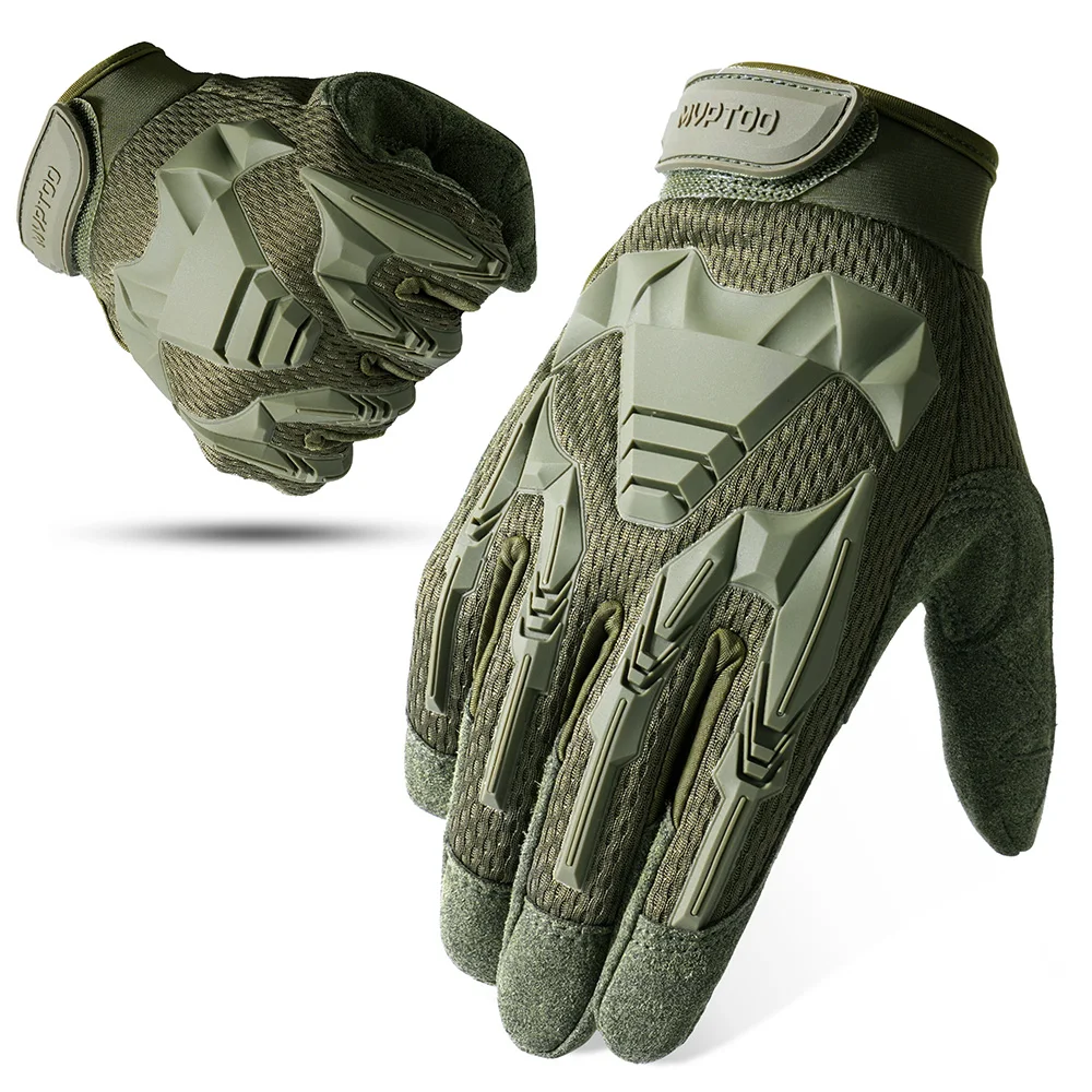 Tactical Gloves Touch Screen Sport Hunting Paintball Shooting Airsoft Outdoor Bicycle Work Rubber Protective Anti-Skid Gear Men