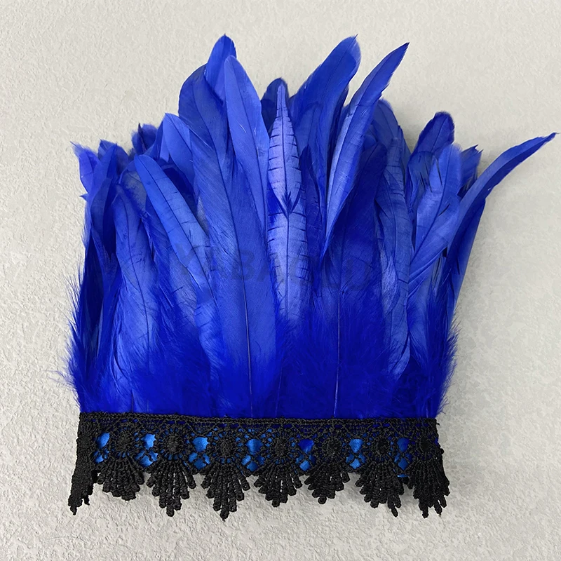 Natural Feather Sleeve Cuffs Gloves Party Cosplay Lace Wrist Cuffs Fur Sleeve Furry Accessories Carnival Stage Show Costume