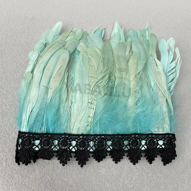 Natural Feather Sleeve Cuffs Gloves Party Cosplay Lace Wrist Cuffs Fur Sleeve Furry Accessories Carnival Stage Show Costume