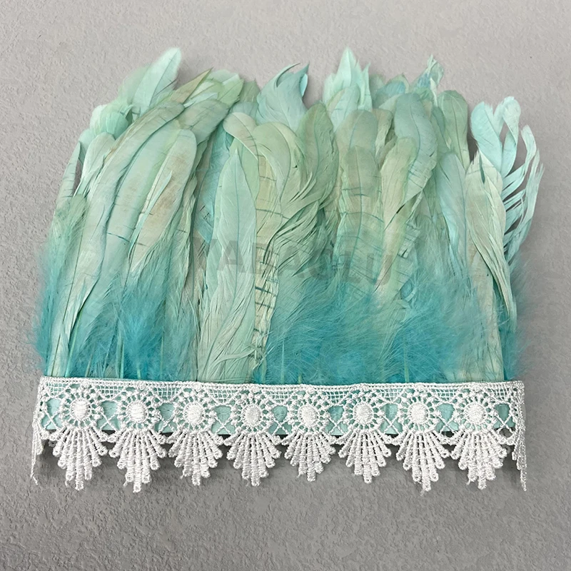 Natural Feather Sleeve Cuffs Gloves Party Cosplay Lace Wrist Cuffs Fur Sleeve Furry Accessories Carnival Stage Show Costume