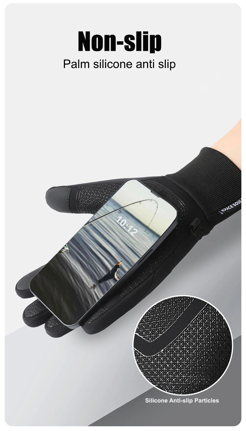 Autumn Winter Warm Windproof Waterproof Touch Screen Gloves for Men And Women Outdoor Fishing Running Cycling Skiing Cold Gloves