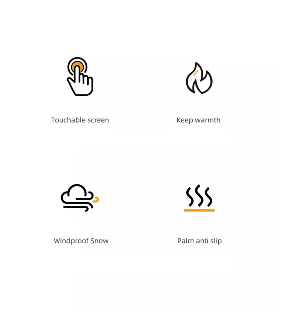 Autumn Winter Warm Windproof Waterproof Touch Screen Gloves for Men And Women Outdoor Fishing Running Cycling Skiing Cold Gloves
