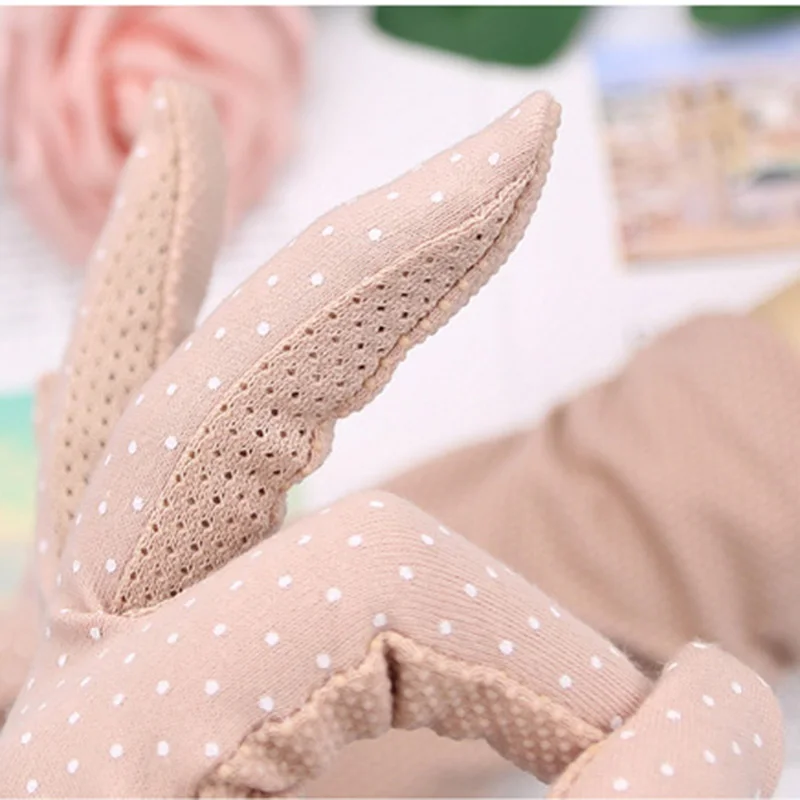 2025 New Fashion Women's Sun Protection Gloves Ladies Summer Cotton Dot Breathable Non-slip Touch Screen Driving Gloves