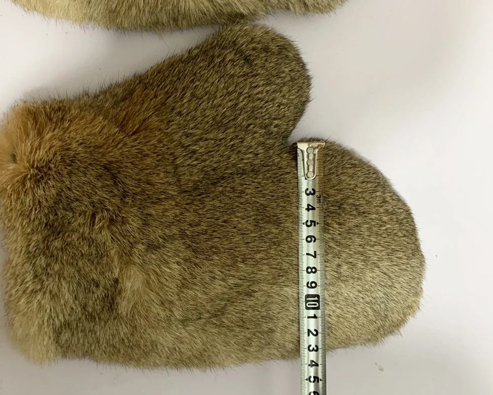 2026 Hot Sale Winter Women Real Genuine Rabbit Fur Mittens Fahion Unisex Warm Rabbit Fur Mitten Male Natural Fur Plus Gloves