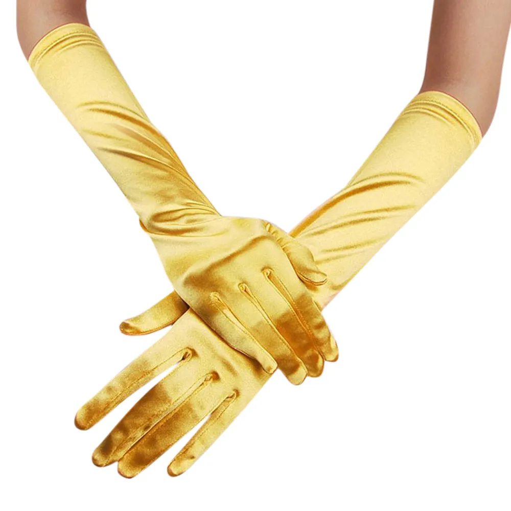 Gloves Party Long Opera Evening Womens Bridal Prom Gloves Wedding Satin Trendy 2025 Ladies' Clothing Accessories Decor украшения
