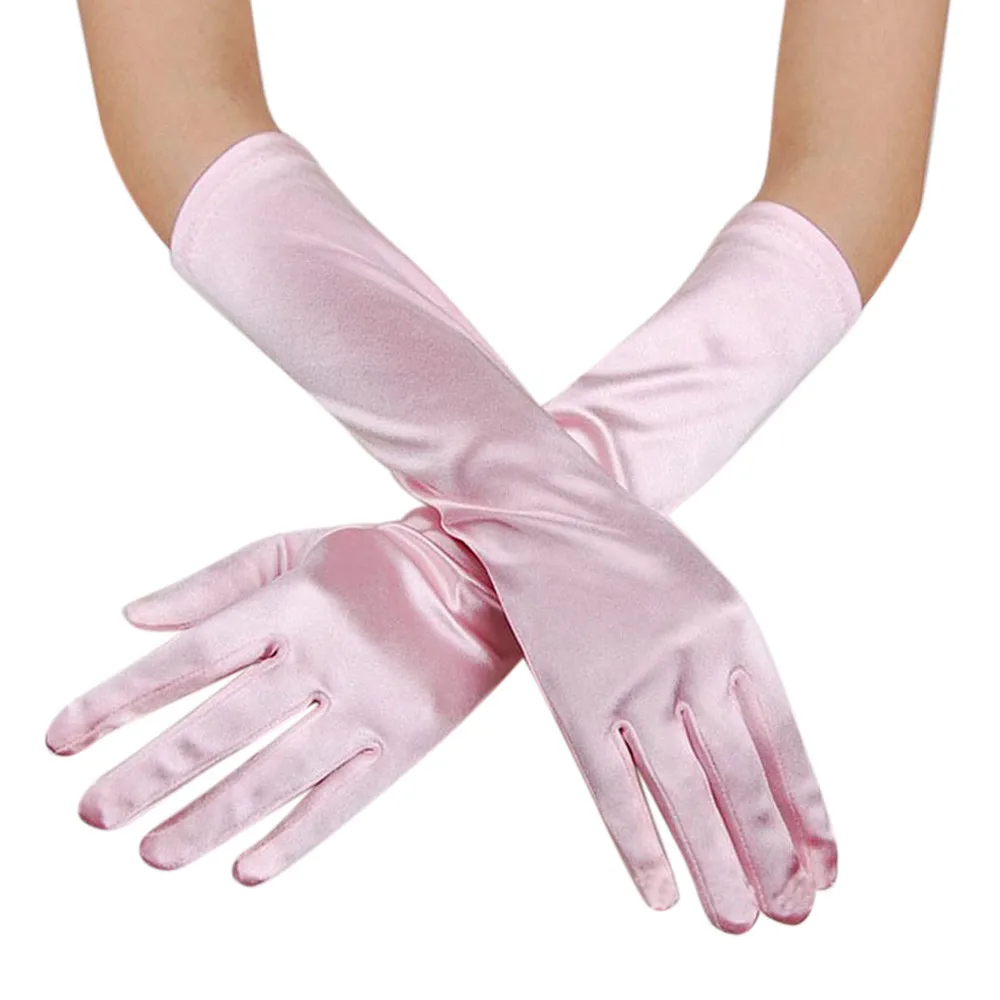 Gloves Party Long Opera Evening Womens Bridal Prom Gloves Wedding Satin Trendy 2025 Ladies' Clothing Accessories Decor украшения