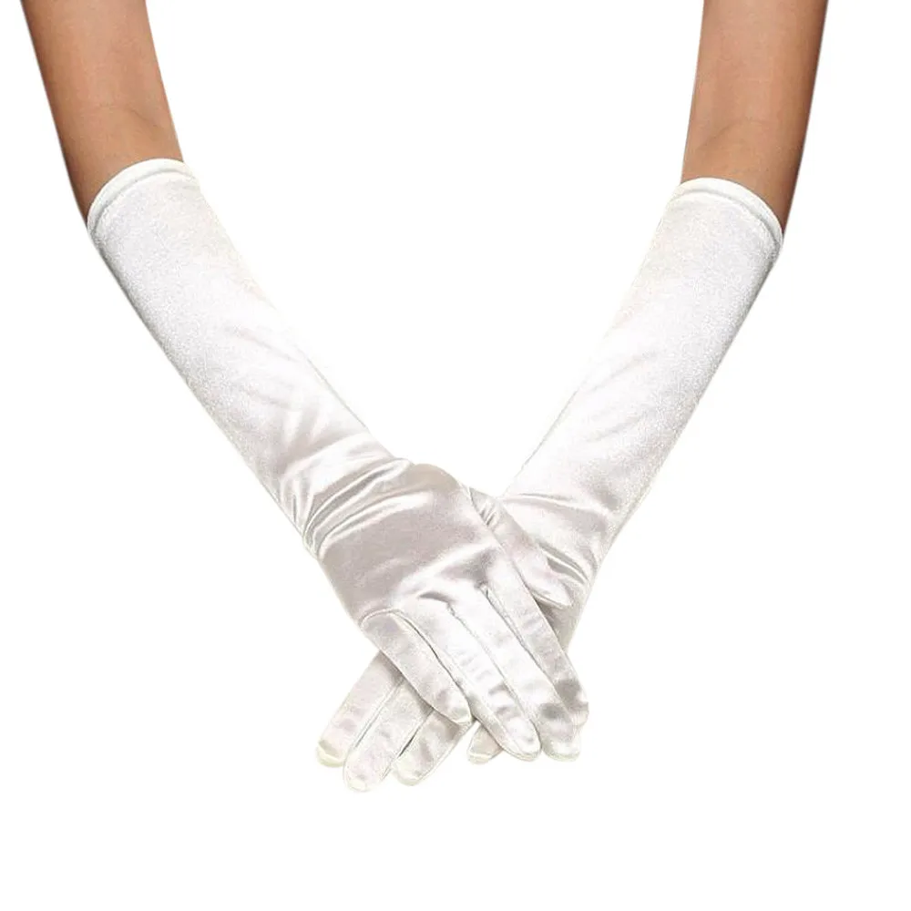 Gloves Party Long Opera Evening Womens Bridal Prom Gloves Wedding Satin Trendy 2025 Ladies' Clothing Accessories Decor украшения