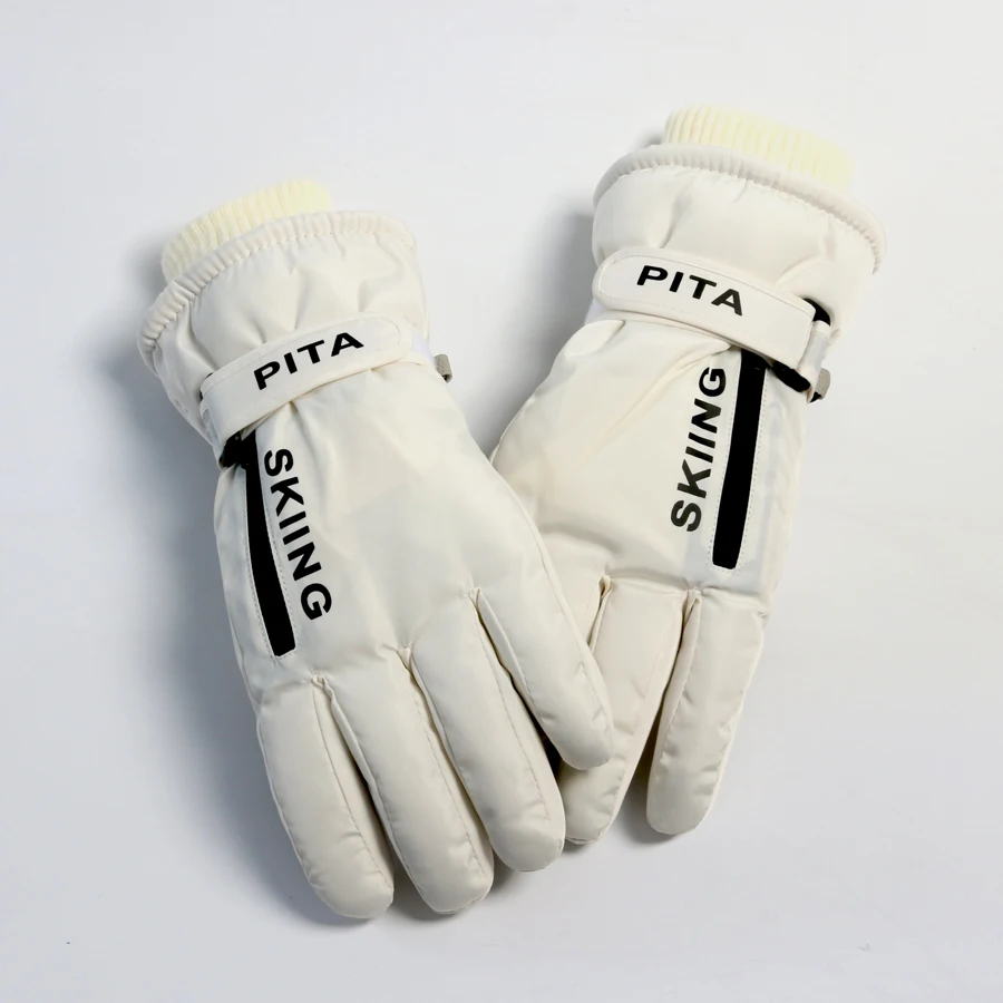 WOMEN'S Professional Winter Warm Skiing Gloves, Warm Snow Gloves, Waterproof Motorcycle Gloves, Smile 506 Touch Screen