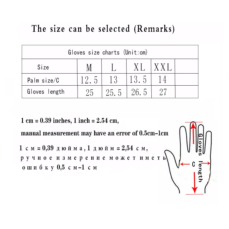 New Men's sheepskin gloves men's leather gloves winter outdoor warm double layer sheepskin thickened deerskin design gloves