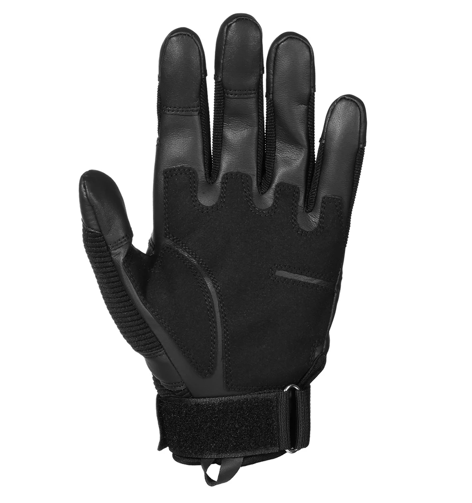 Full Finger Tactical Gloves Outdoor Paintball Shooting Airsoft PU Leather Touch Screen Work Non-slip Rubber Protective Gear Men
