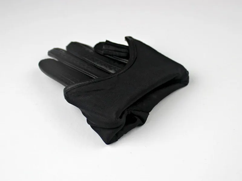 Touchscreen Gloves Women Genuine Leather Goatskin Tassel Zipper Short Style Glove Female Fashion Solid Driving Mittens Lady