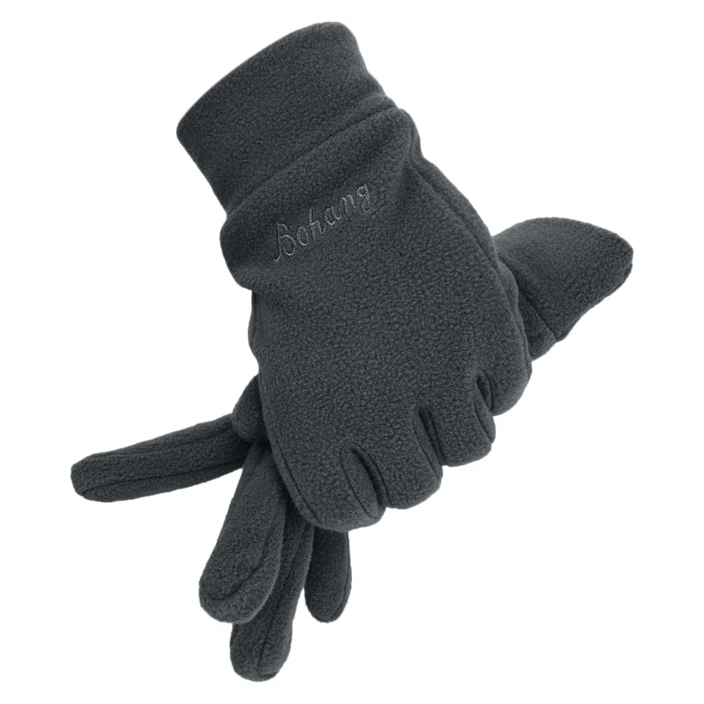 Winter Warm Fleece Gloves for Women Men Thermal Full Finger Gloves Cold Resistance Windproof Outdoor Skiing Cycling Mittens