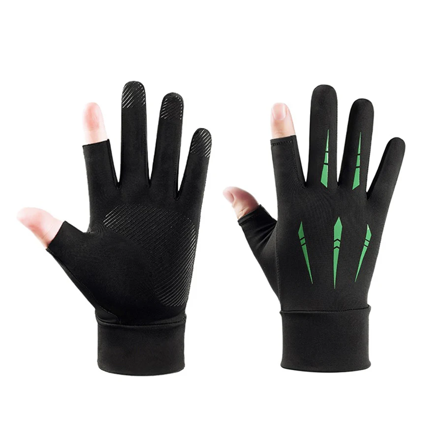 Breathable Spring Autumn Gloves Thin Short Half Finger Bike Gloves Men Women Tight Fitness Summer Sports Driving Biking Gloves