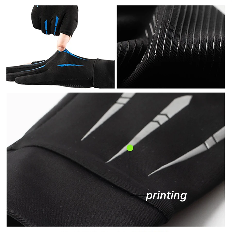 Breathable Spring Autumn Gloves Thin Short Half Finger Bike Gloves Men Women Tight Fitness Summer Sports Driving Biking Gloves