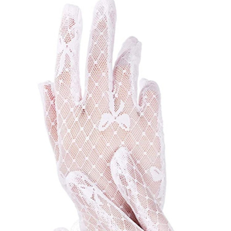 DXAA Short Lace Gloves Tea Party Gloves Women Lace Gloves Bridal Wrist Gloves gloves Banquet Gloves Dance Gloves