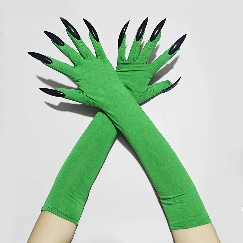 Halloween Cosplay 45cm Funny Claw Gloves Horror Long Nail Suitable for Role Playing Party Dress Up and Thriller Performances