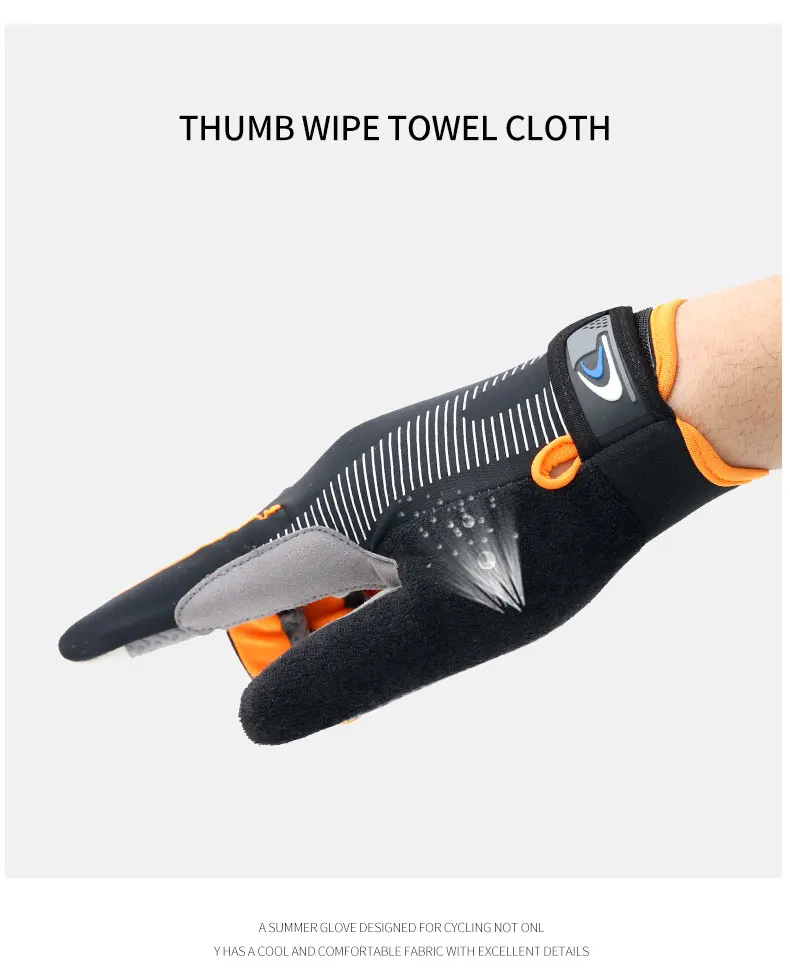 Cycling Anti-slip Men Half Finger Gloves Breathable Shockproof Sports Gloves Anti-sweat Bike Bicycle Glove Cycling Equipment