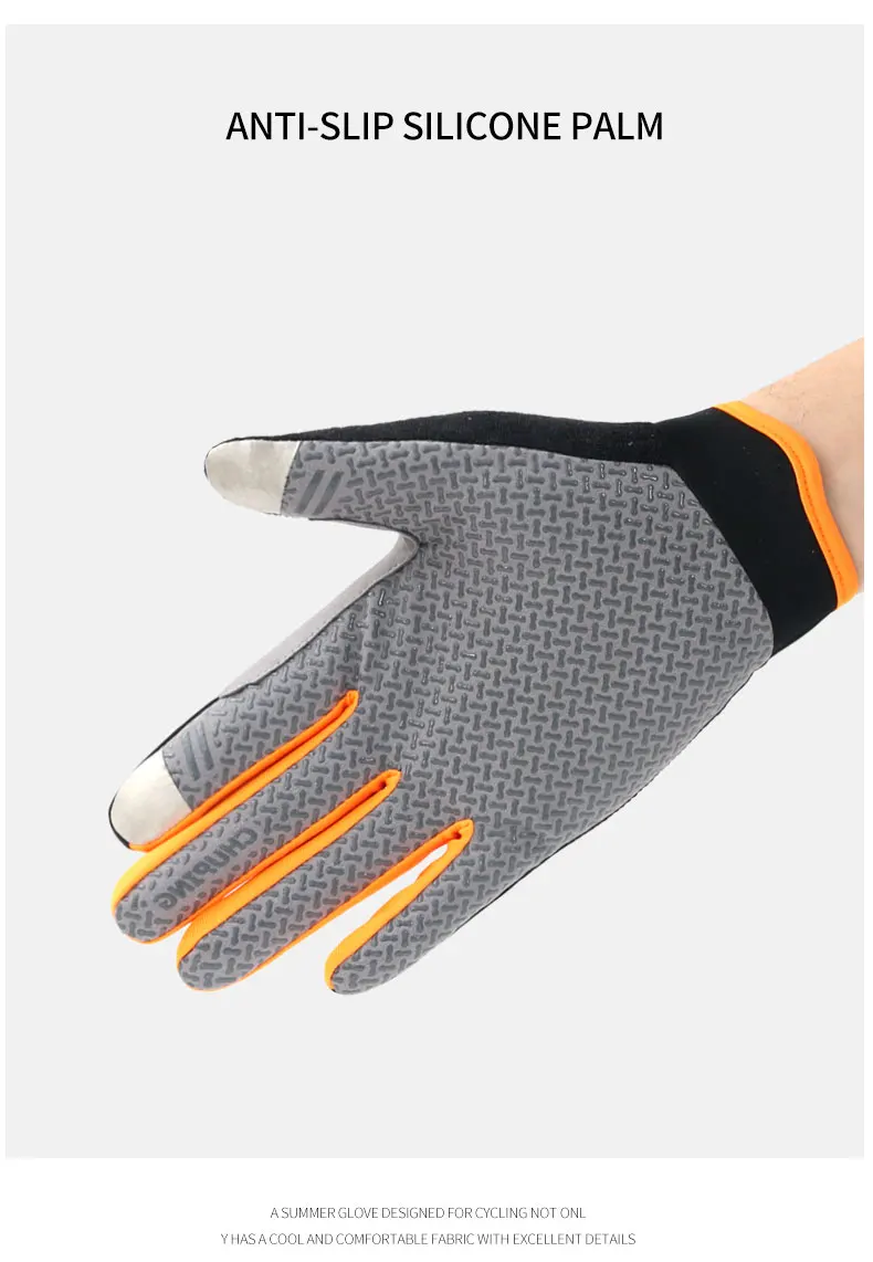 Cycling Anti-slip Men Half Finger Gloves Breathable Shockproof Sports Gloves Anti-sweat Bike Bicycle Glove Cycling Equipment