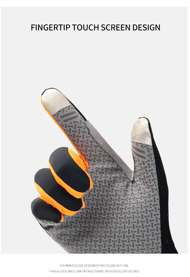 Cycling Anti-slip Men Half Finger Gloves Breathable Shockproof Sports Gloves Anti-sweat Bike Bicycle Glove Cycling Equipment