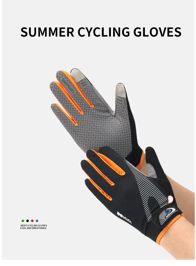 Cycling Anti-slip Men Half Finger Gloves Breathable Shockproof Sports Gloves Anti-sweat Bike Bicycle Glove Cycling Equipment