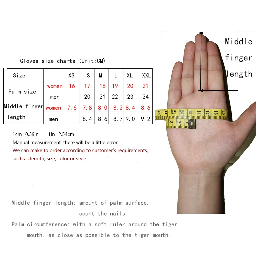 Male And Female Mink Fur Gloves Sheepskin Velvet Lining Black Women's Leather Gloves Men's High-grade Mink Fur Motorcycle Gloves