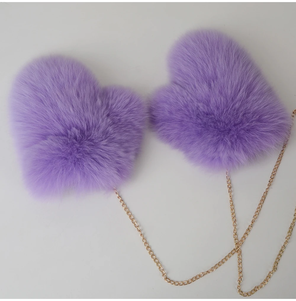 2026 New Brand Winter Women Natural Real Fox Fur Gloves Warm 100% Genuine Fox Fur Mittens Girl Fashion Luxur Real Fox Fur Glove