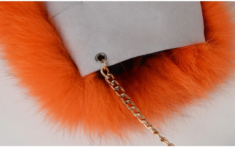 2026 New Brand Winter Women Natural Real Fox Fur Gloves Warm 100% Genuine Fox Fur Mittens Girl Fashion Luxur Real Fox Fur Glove