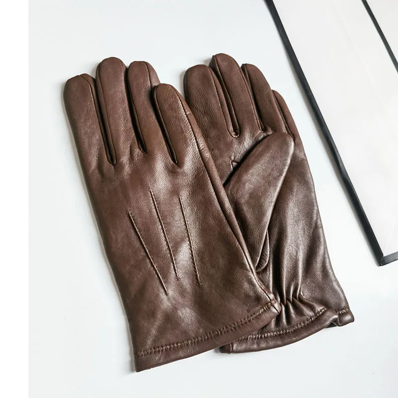 2026 Elegant Fashion Driving Gloves Genuine Real Goat Leather Gloves Women Fashion Winter Autumn Short Mittens G600