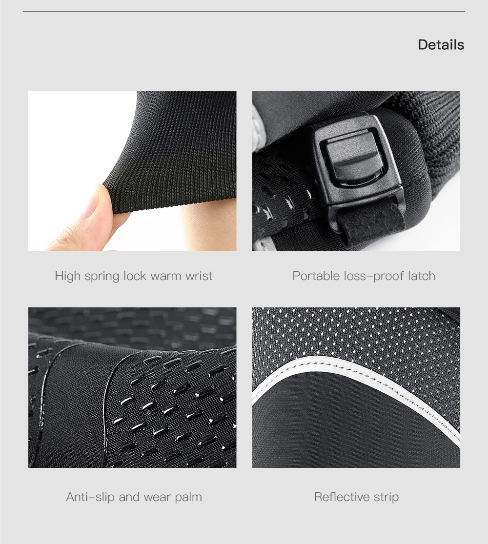 Winter Sports Plus Velvet Warm Gloves For Men And Women Touch Screen Ski Cycling Bicycle Riding Cold-Proof Outdoor Gloves