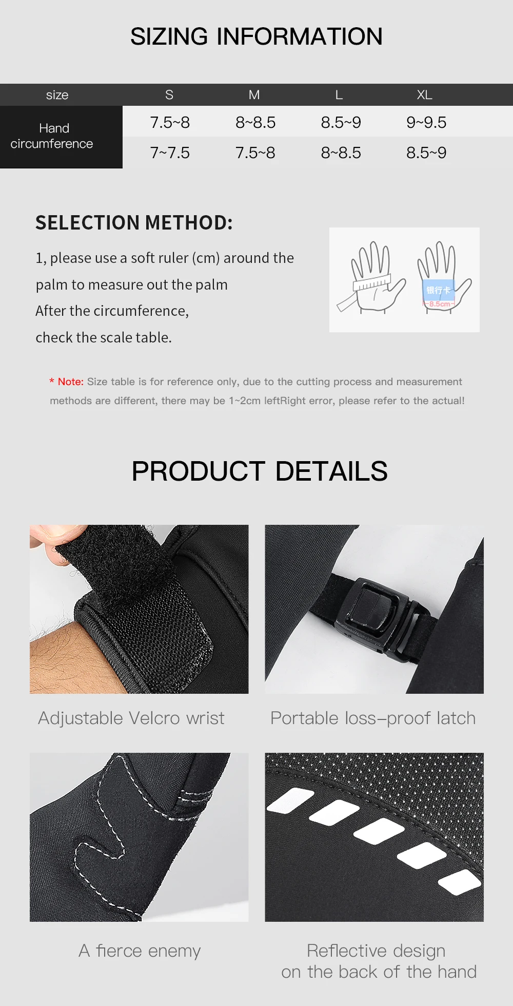 Winter Sports Plus Velvet Warm Gloves For Men And Women Touch Screen Ski Cycling Bicycle Riding Cold-Proof Outdoor Gloves