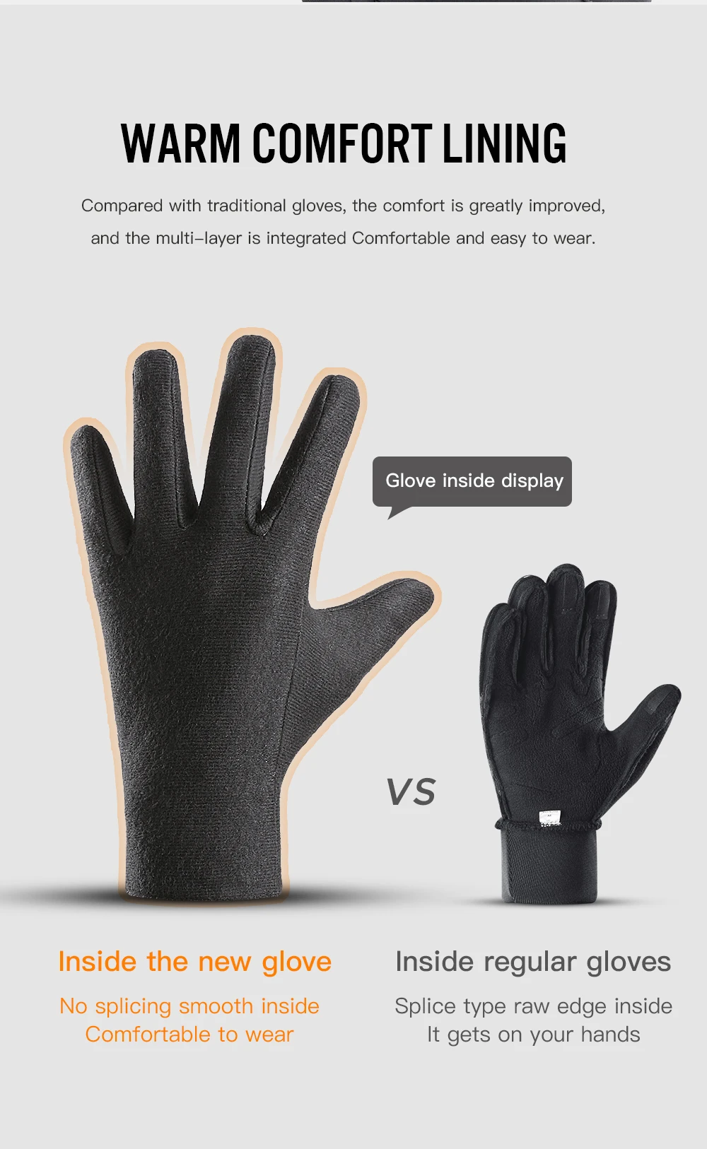 New Waterproof Winter Gloves Men Touchscreen Non-Slip Unisex thickening Windproof Warm Cycling Cold Gloves Fashion Sports Gloves