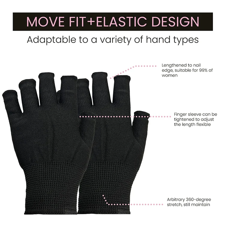 Men Women Half Finger Fingerless Gloves Knitted Warm Wear Resistant Anti-slip Wrist Support Soft Comfortable Working Daily Use
