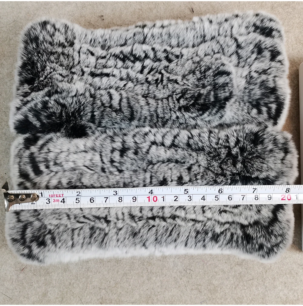 New Style Winter Girl Natural Real Rex Rabbit Fur Gloves Good Elastic Knitted Rabbit Fur Mittens Lady Real Rex Rabbit Fur Gloves