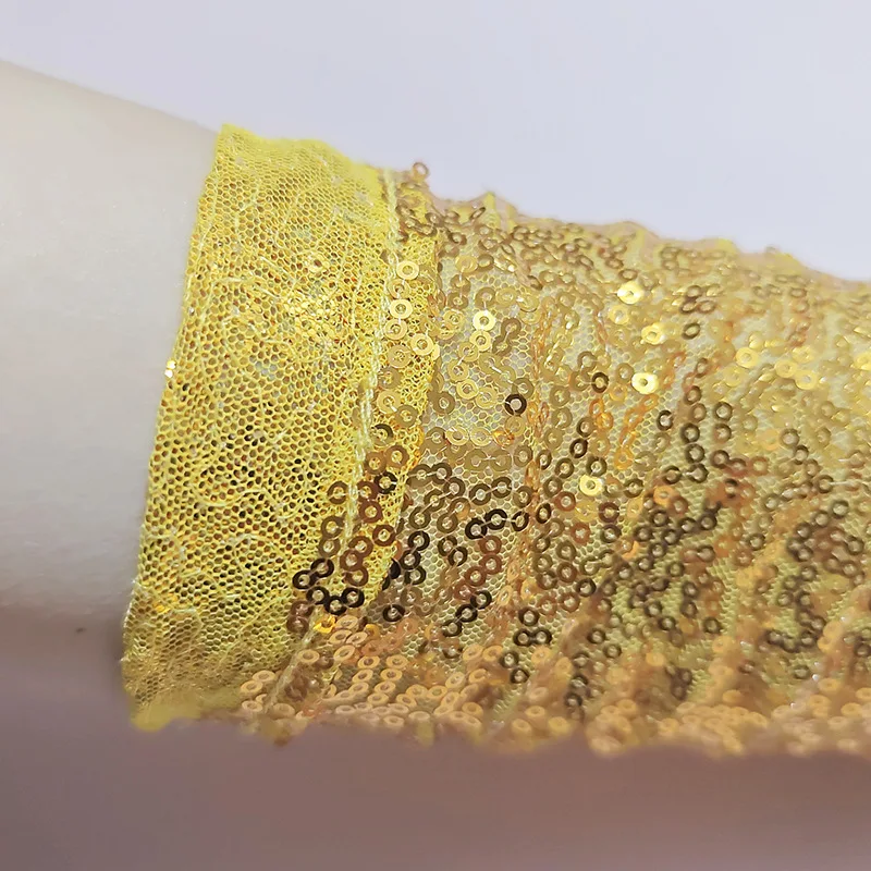 Sexy Glittering Sequin Hook Gloves for Women Cosplay Party Dinner Nightclub Stage Performance Wedding Long Fingerless Gloves