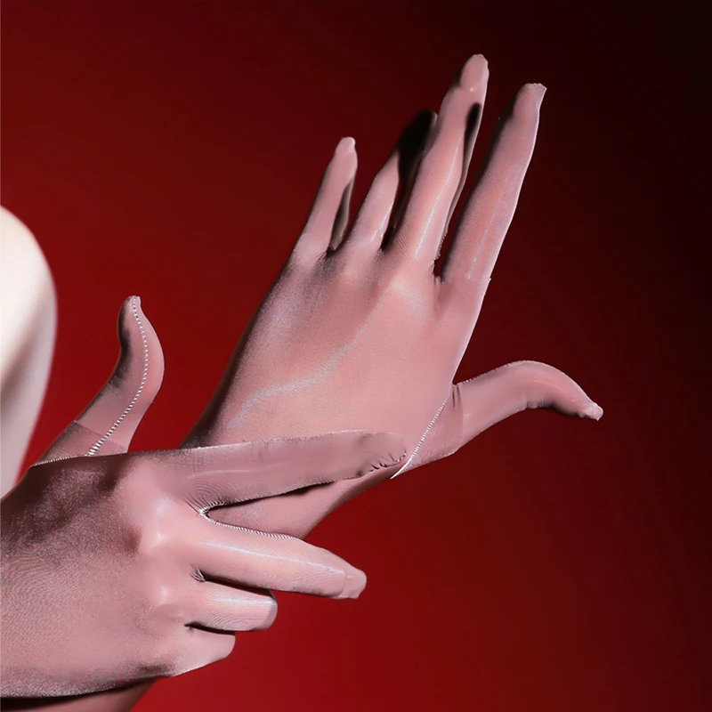 Women Sexy Tight Stockings Gloves 8D Smooth Thin High Elasticity Solid Elegant Cosplay Stage Performance Multicolor Breatha