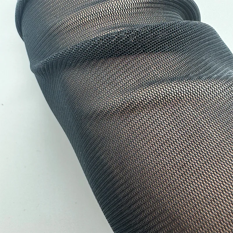 Women Sexy 48cm Transparent Mesh Hook Finger Gloves Elasticity Soft Solid Long Fingerless Cosplay Party Show Accessories