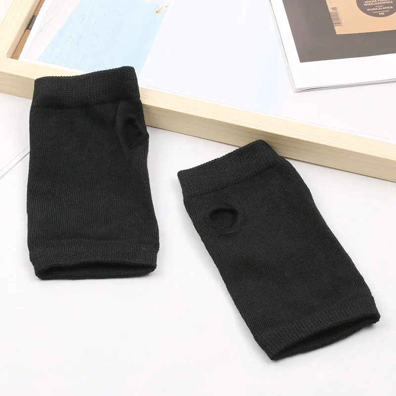 Black Punk Wrist Length Women Fingerless Gloves Men Darkly Ninja Sport Outdoor Hip-hop Gloves Cool Stretch Short Cotton Mittens