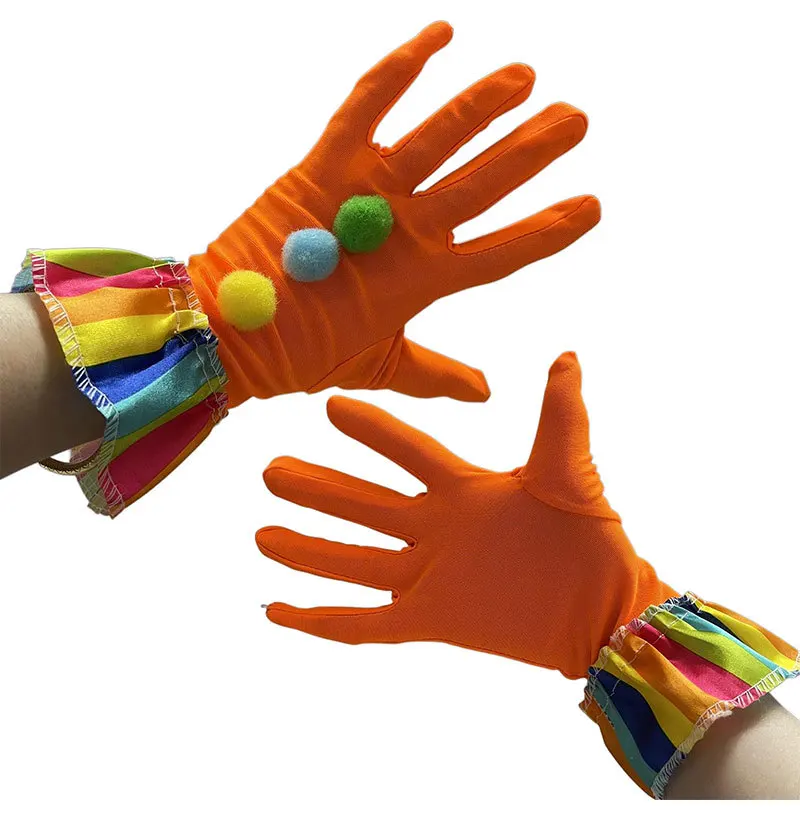 Festival Dance Party Gloves Funny Clown Gloves Clothing Accessories Drama Performance Stage Performance Glove Accessories
