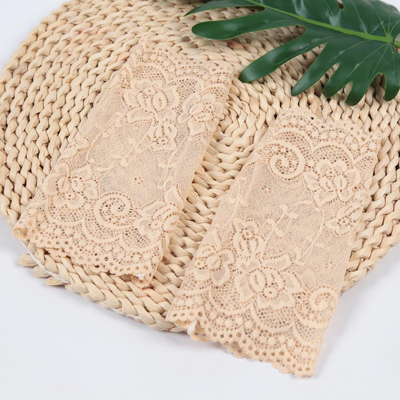 New Fashion for Women Short Lace Flowers Mesh Fingerless Gloves Scar-covering Sun-proof Arm Sleeves Lace False Sleeves