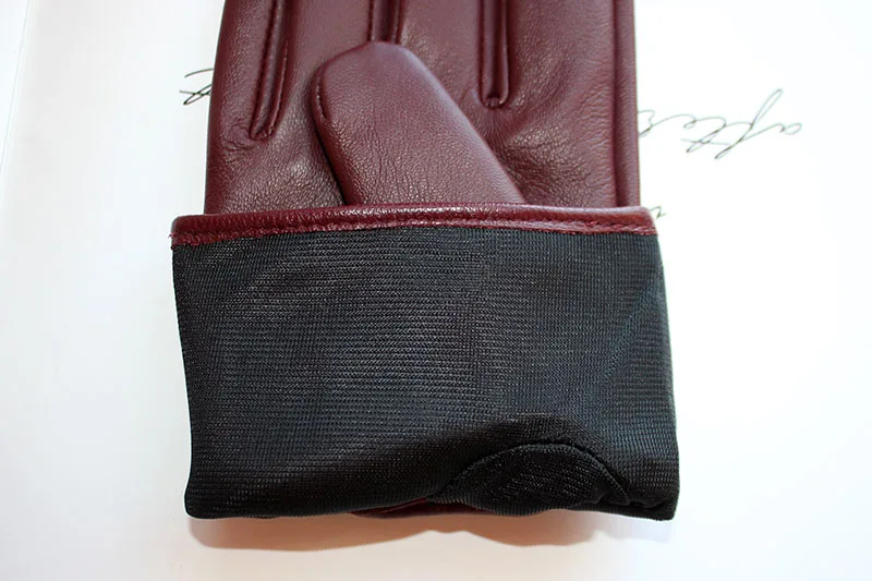Summer Driving Leather Driver Gloves Women's Fashion New Thin Unlined Black Sheepskin All Finger Motorcycle Riding Gloves