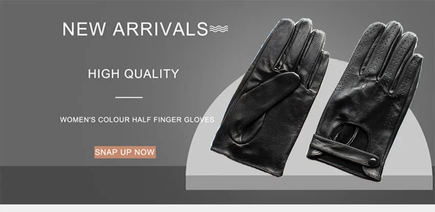 Summer Driving Leather Driver Gloves Women's Fashion New Thin Unlined Black Sheepskin All Finger Motorcycle Riding Gloves