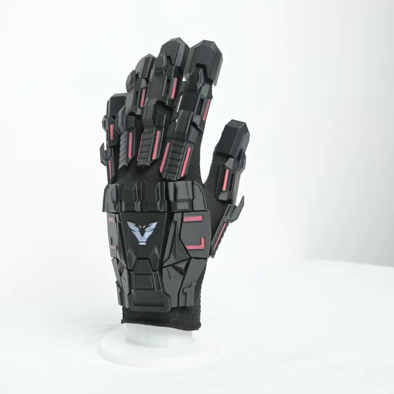 Techwear Style Punk Tactical Mechanical Gloves Man Woman 3D Printing Plastic Handmade Wearable Armor Cosplay Exoskeleton Gloves