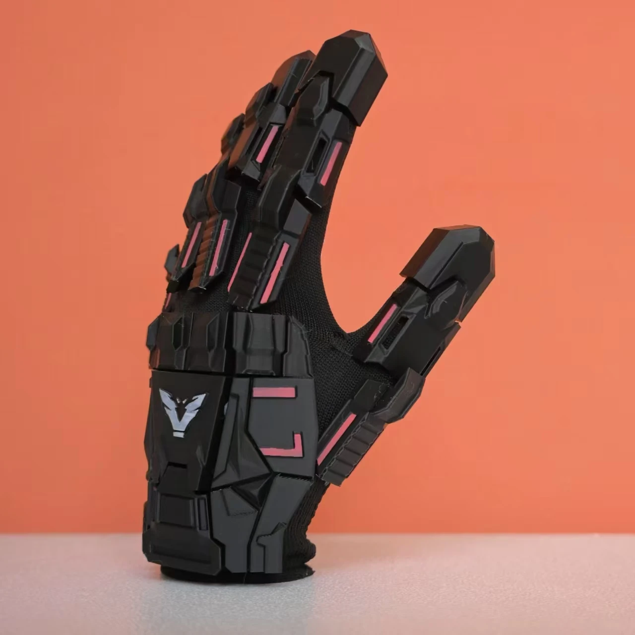 Techwear Style Punk Tactical Mechanical Gloves Man Woman 3D Printing Plastic Handmade Wearable Armor Cosplay Exoskeleton Gloves
