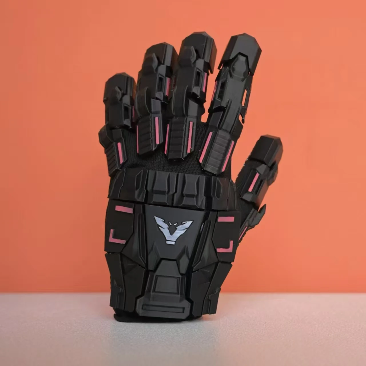 Techwear Style Punk Tactical Mechanical Gloves Man Woman 3D Printing Plastic Handmade Wearable Armor Cosplay Exoskeleton Gloves