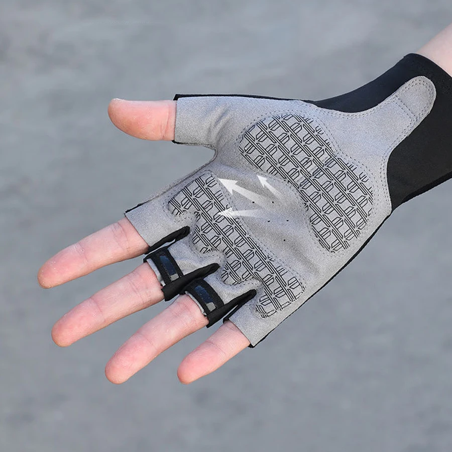 New Team cycling Gloves Half Finger Outdoor Road Bike Sport Gloves Men women sports equipment