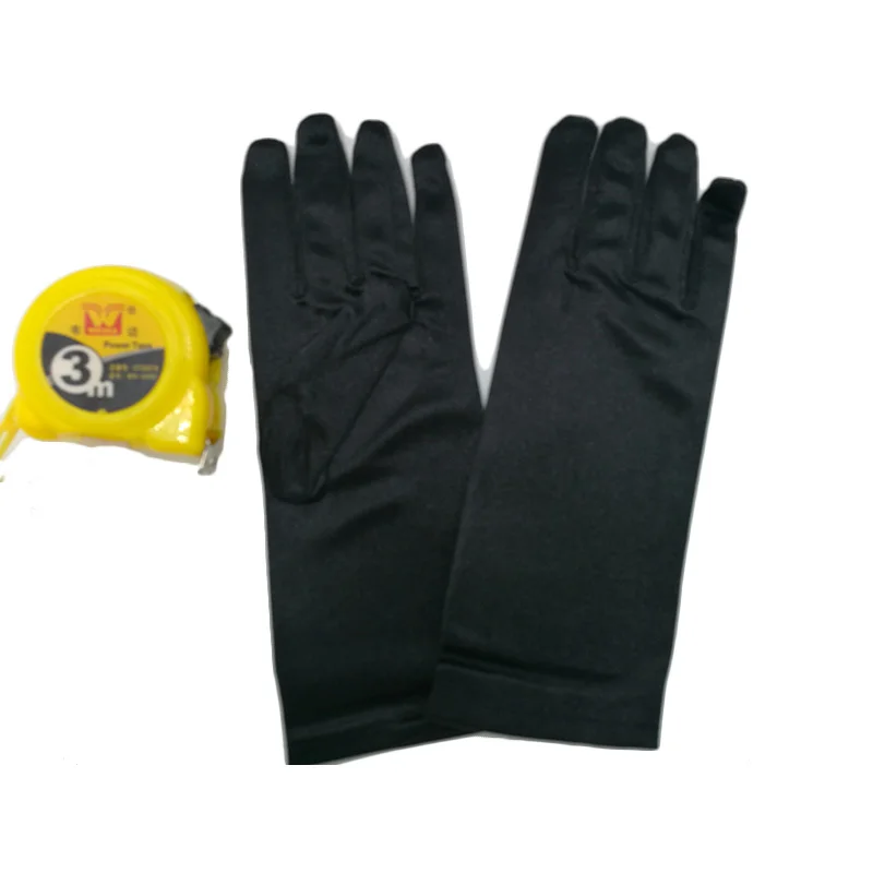Women Elasticity Spandex Dance Performance Short Gloves Fashion Halloween Dance Party Professional Cosplay Princess Gloves A41