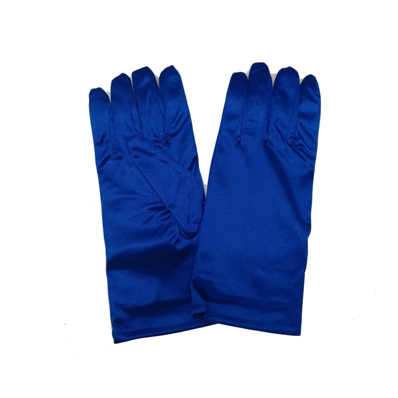 Women Elasticity Spandex Dance Performance Short Gloves Fashion Halloween Dance Party Professional Cosplay Princess Gloves A41