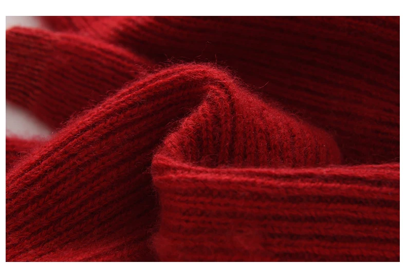 Autumn Winter Gloves Women High Quality Cashmere Knit Soft Warm Touch Screen Mittens Stretch Solid Full Finger Guantes