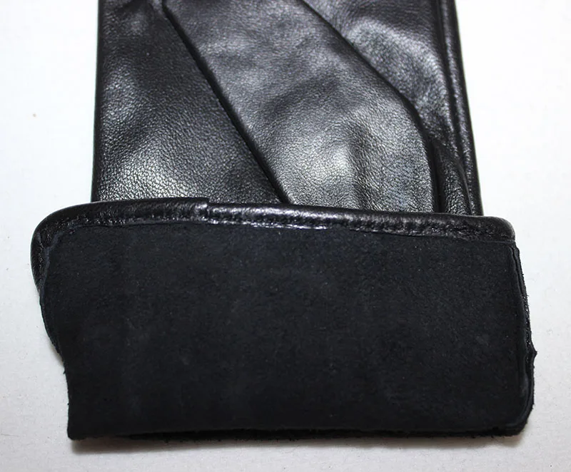 Spring and Autumn Driving Single Leather Gloves Women Fashion Touch Screen Sheepskin Gloves Thin Unlined Motorcycle Riding Black